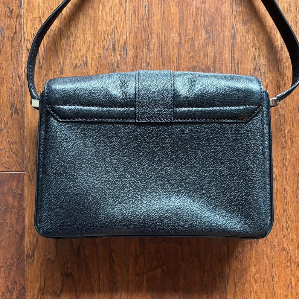 Kate Spade New York Milna Lovett Street Black Leather Crossbody Bag - Picture 10 of 14